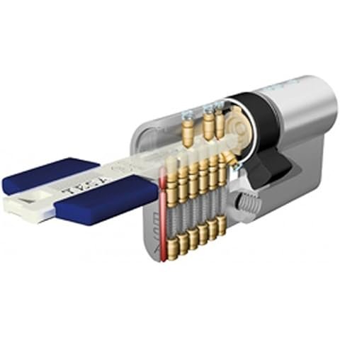 Muestra como son los bombines de alta seguridad