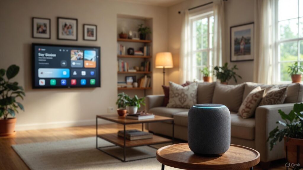 Asistentes de Voz y Pantallas Inteligentes para Domótica