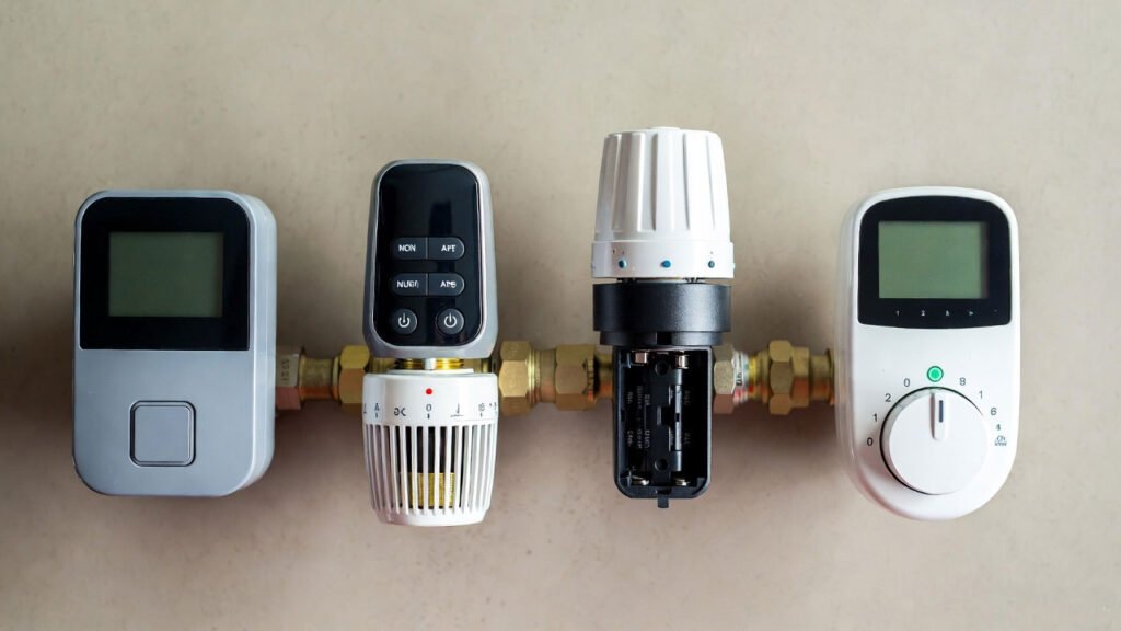 Muestras de válvulas termostáticas inteligentes