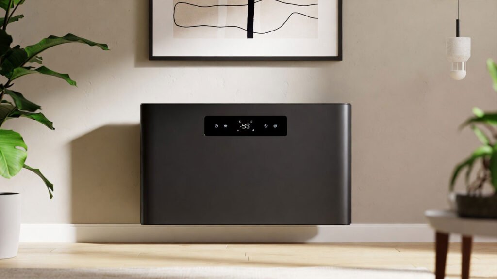 Muestra radiadores inteligentes de bajo consumo