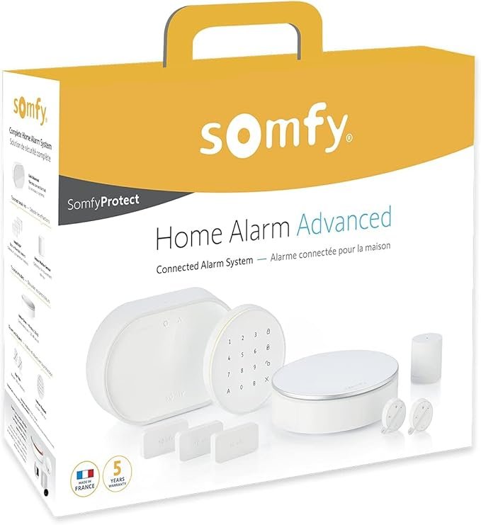 Muestra la caja para comprar la Somfy Home Alarm